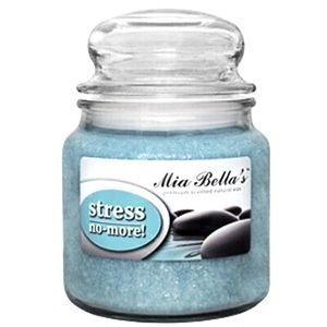MIA BELLA’S “Stress No-More” 16oz Premium Scented Natural Wax Candle